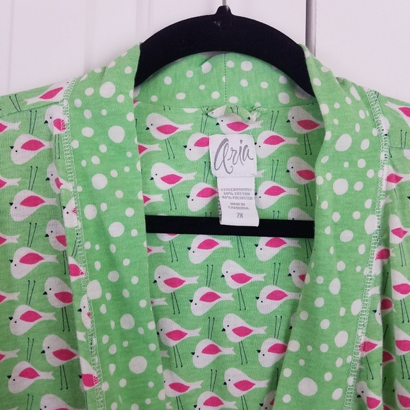 Aria Other - Cute Bird Print Robe by Aria Size 2x